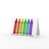 Crayon Greeting Card
