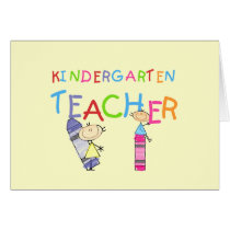Crayon Kindergarten Teacher Tshirts and Gifts
