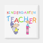 Crayon Kindergarten Teacher Tshirts and Gifts Refrigerator Magnet