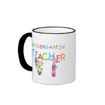 Crayon Kindergarten Teacher Tshirts and Gifts Mugs