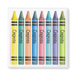 Crayon Line Fridge Magnets