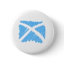 Crayon Saltire Pinback Buttons