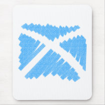 Crayon Saltire Mouse Mats