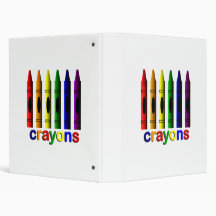 Crayons Art for Children Binder