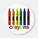 Crayons Art for Children Magnet