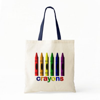 Crayons Art for Children Tote Bag by windyone