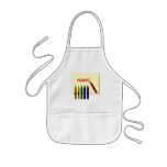Crayons Colour my Name Apron