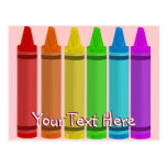 Crayons Post Cards