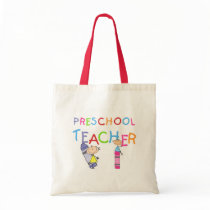 Crayons Preschool Teacher TShirts and Gifts Bag