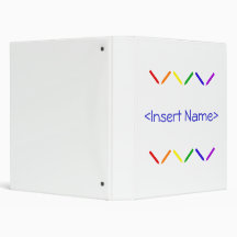 Crayons Vinyl Binder