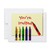 Crayons You're Invited