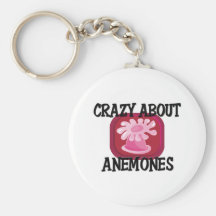 Crazy About Anemones Keychains
