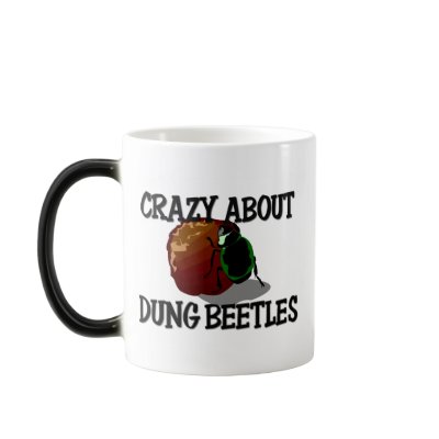 Crazy About Dung Beetles Mugs by AnimalShirts