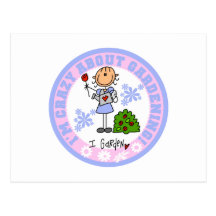 Crazy About Gardening Post Cards
