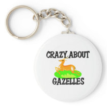 Crazy About Gazelles Keychains