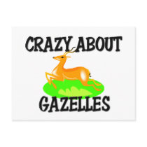 Crazy About Gazelles Post Card