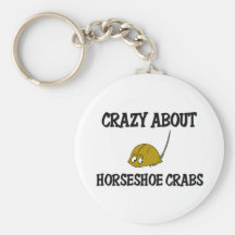 Crazy About Horseshoe Crabs Keychains