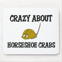 Crazy About Horseshoe Crabs Mousepad