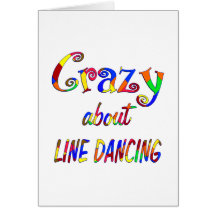 Crazy About Line Dancing Cards