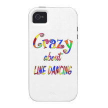 Crazy About Line Dancing iPhone 4 Covers