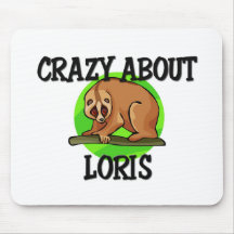 Crazy About Loris Mouse Mat