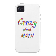 Crazy about Math iPhone 4 Case