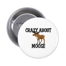 Crazy About Moose Pin