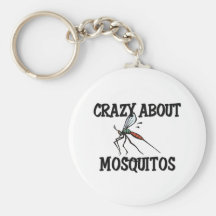Crazy About Mosquitos Keychains