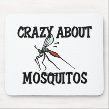 Crazy About Mosquitos Mouse Mats