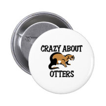 Crazy About Otters Pins