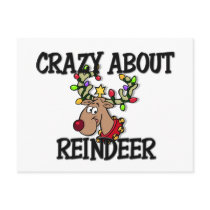 Crazy About Reindeer Post Cards