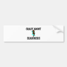 Crazy About Seahorses Bumper Sticker