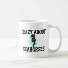 Crazy About Seahorses Coffee Mugs
