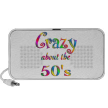 Crazy About The 50s Laptop Speaker