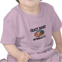 Crazy About Wombats Tshirts