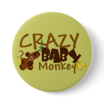 Crazy Baby Monkey Pin