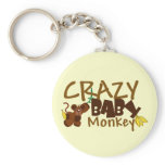 Crazy Baby Monkey Key Chain
