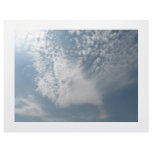 crazy beautiful clouds letterhead template