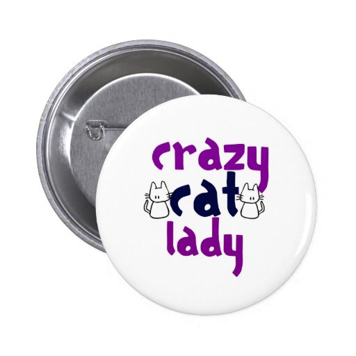 Crazy Cat Lady Button