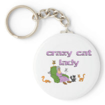 Crazy Cat Lady keychains