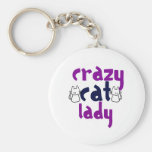 Crazy Cat Lady Key Chains