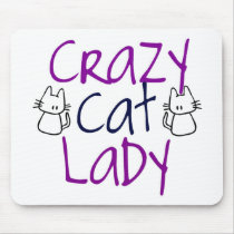 Crazy Cat Lady Mouse Mat