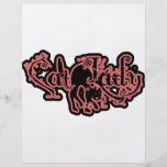 Crazy Cat Lady Red Flyers
