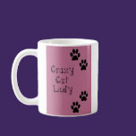 Crazy Cat Mug mugs