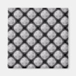 Crazy Circles Digital Art Refrigerator Magnets