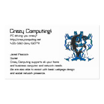 Crazy Computing business cards