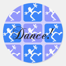 Crazy cool dance sticker