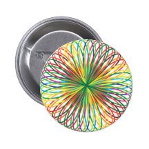 Crazy Dandelion Button