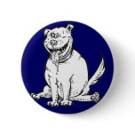 Crazy-Dog Pinback Buttons