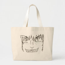 Crazy Face Canvas Bag